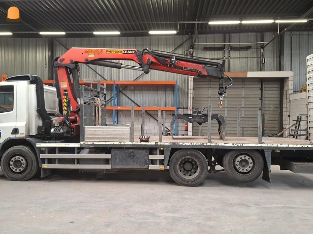 DAF 75.250 2009 Bakwagen met 20 ton meter kraan (100378712), Overige kleuren, Overige brandstoffen, Bedrijf, Daf