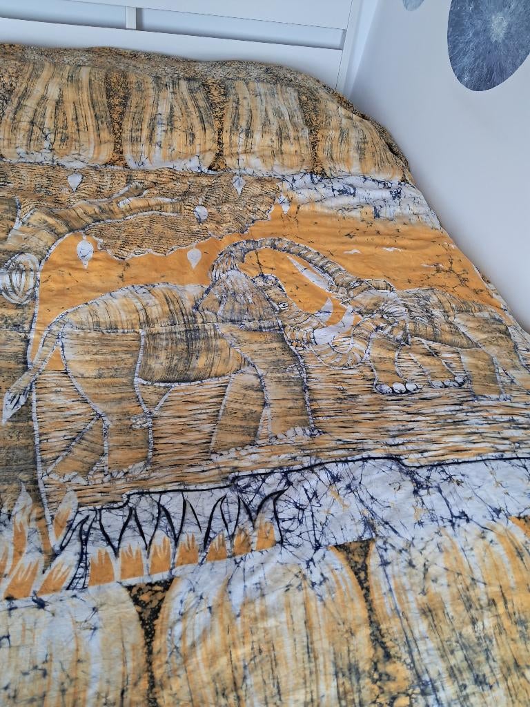 Lits Jumeaux dekbedovertrek met 1 kussensloop, Overige kleuren, Dekbedovertrek, Tweepersoons, Ophalen of Verzenden