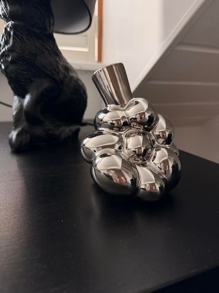 Moooi Marcel Wanders Egg Vase Special Edition Zilver, Ophalen, Overige materialen, Overige kleuren, Zo goed als nieuw