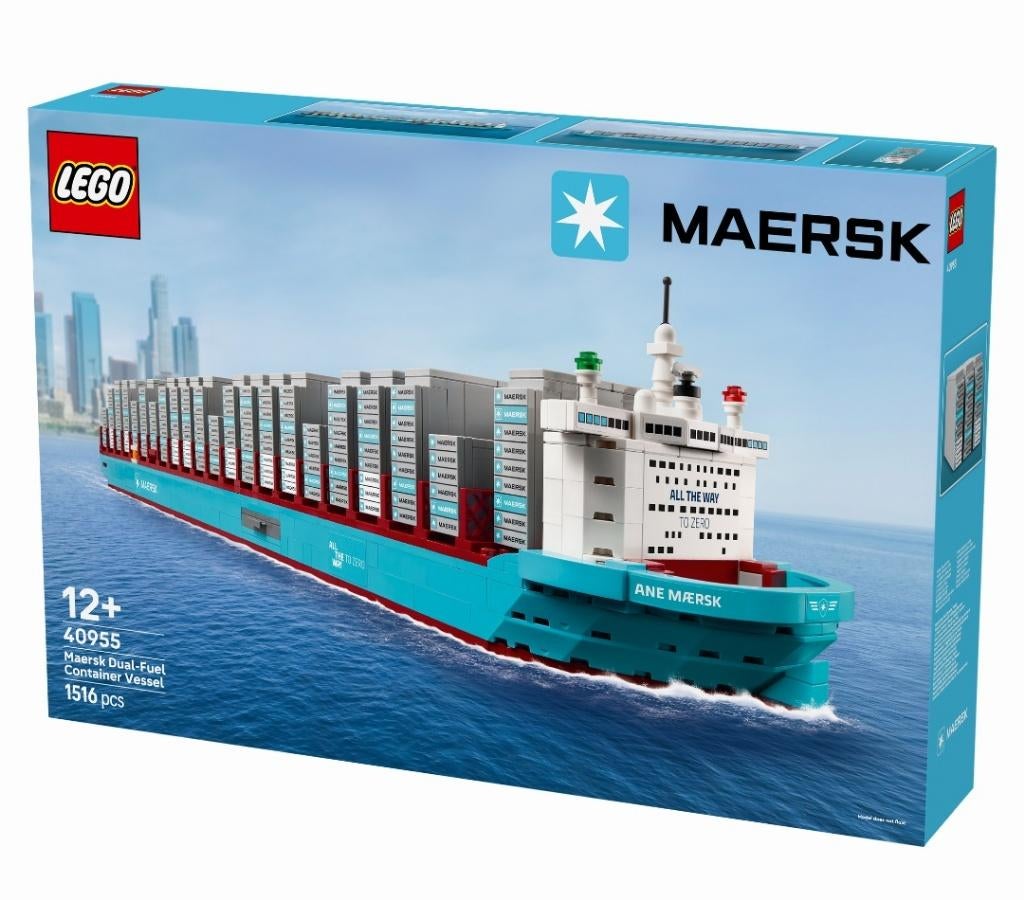 Lego 40955 Maersk containerschip met dubbel NIEUW, Ophalen of Verzenden, Nieuw, Complete set, Lego