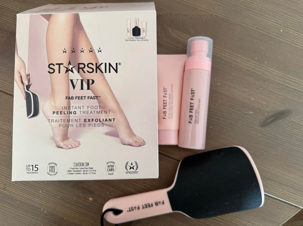 Starskin VIP Fab Feet Fast - Instant Voet Peeling Behandelin, Ophalen of Verzenden, Nieuw, Overige typen