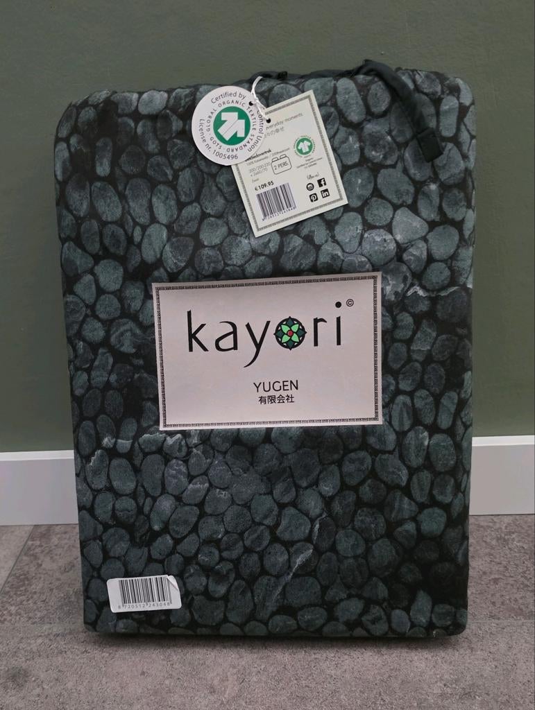 Kayori Eido dekbedovertrek 200x200/ 220 cm NIEUW, Ophalen of Verzenden, Nieuw, Tweepersoons, Dekbedovertrek