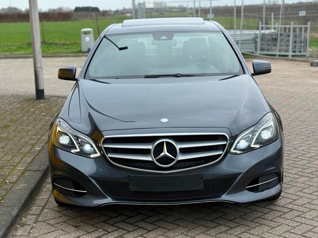 Mercedes-Benz E-klasse 200 CDI Avantgarde Bj 2013 Xenon Led, Gebruikt, Zwart, 4 cilinders, Leder en Stof