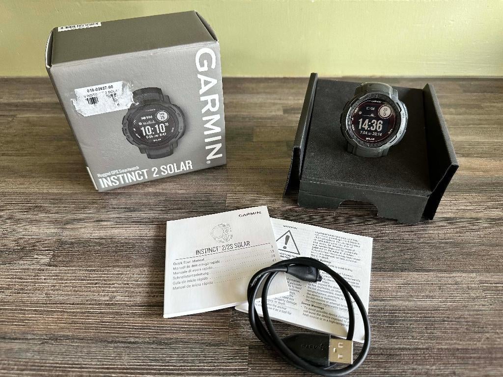 26019 Garmin Instinct 2 Solar met garantie, Garmin Nederland BV, GARMIN, https://support.garmin.com/nl-NL/, Zwart
