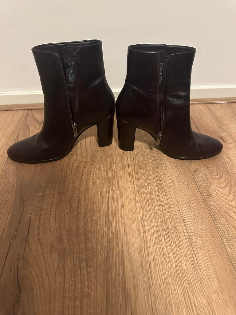 Ecco laarzen aubergine maat 38, Ophalen of Verzenden, Gedragen, Overige kleuren, Lage of Enkellaarzen