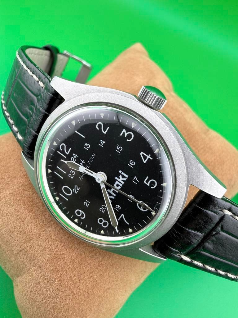 Zeldzaam Hamilton Khaki Military vintage horloge, Sieraden, Tassen en Uiterlijk, Horloges | Heren, Ophalen, Zo goed als nieuw