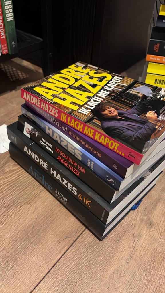André Hazes Boeken Collectie - Biografieën en meer, Ophalen, Gelezen, Film, Tv en Media