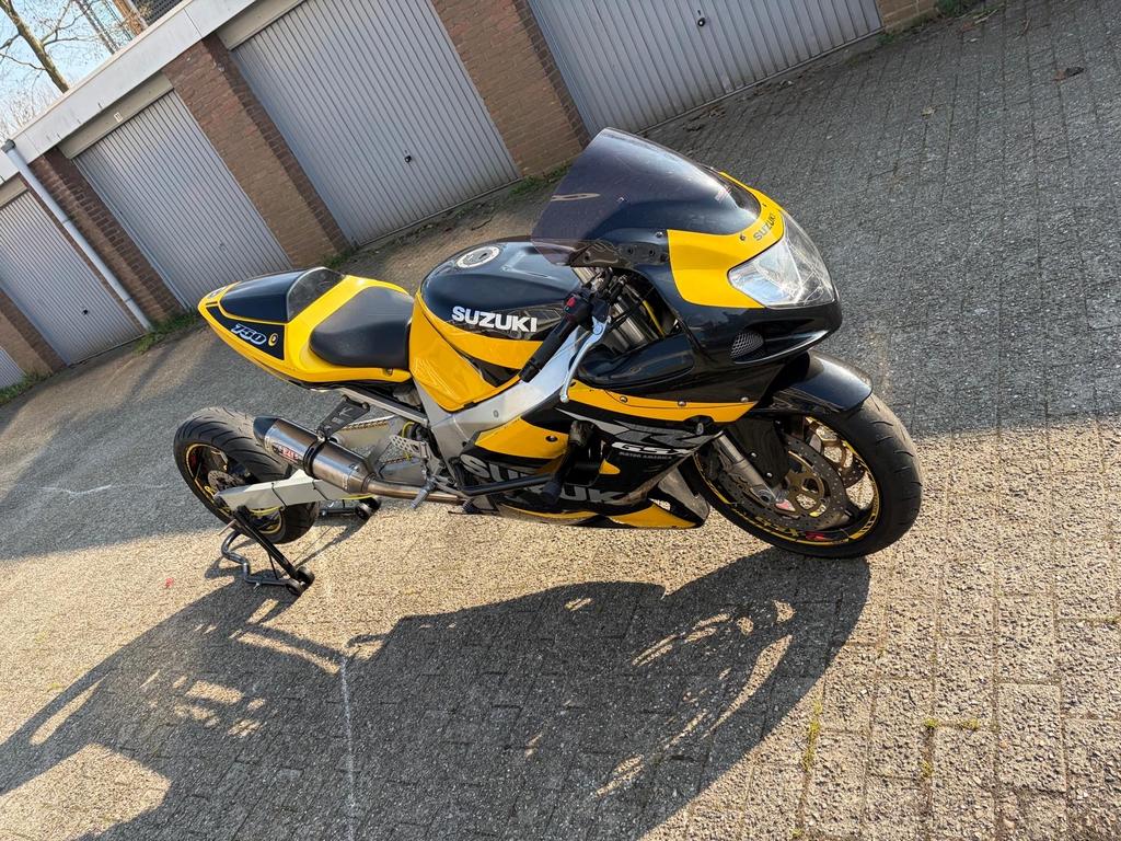 Suzuki GSXR 750 verlengd, Sportuitlaat, 4 cilinders, Motorrijbewijs A, Super Sport