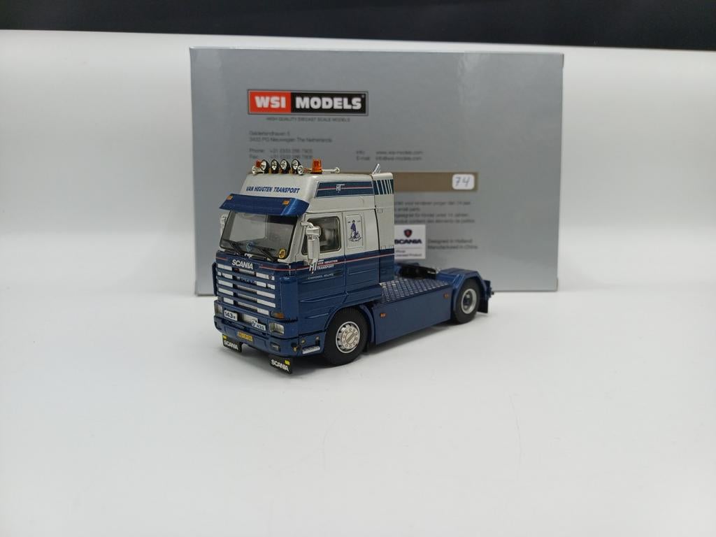 WSI Scania 143 streamline Estepe van Heugten, Hobby en Vrije tijd, Modelauto's | 1:50, Ophalen of Verzenden, Zo goed als nieuw