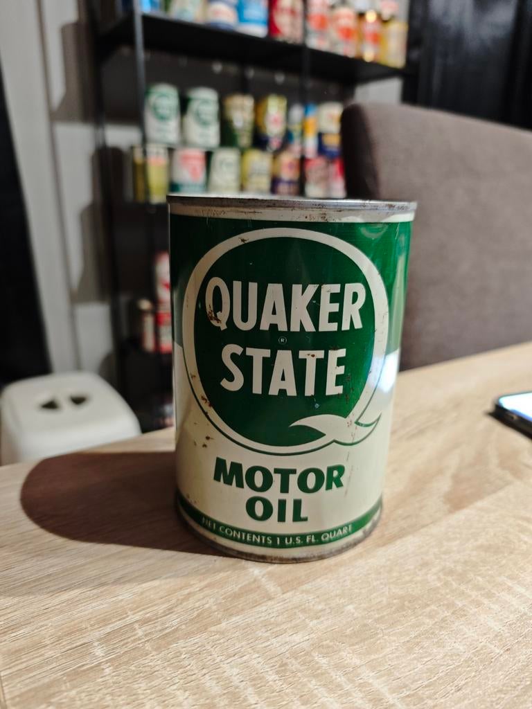 Bidon d'huile ancien olieblikk, Verzamelen, Ophalen of Verzenden