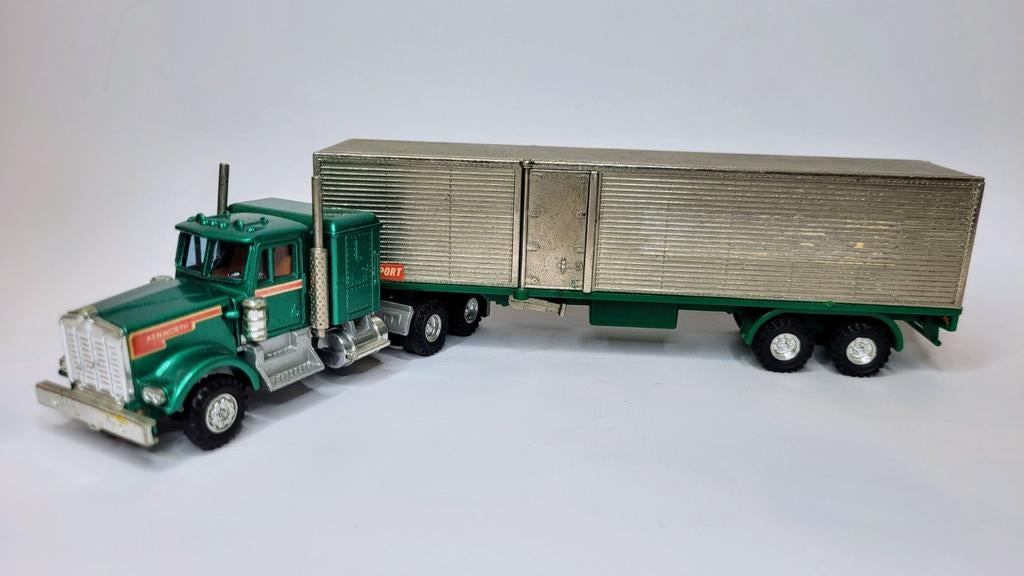 Kenworth W900 vrachtwagen met trailer model, Hobby en Vrije tijd, Ophalen of Verzenden, Groter dan 1:32, Truck, Overige merken