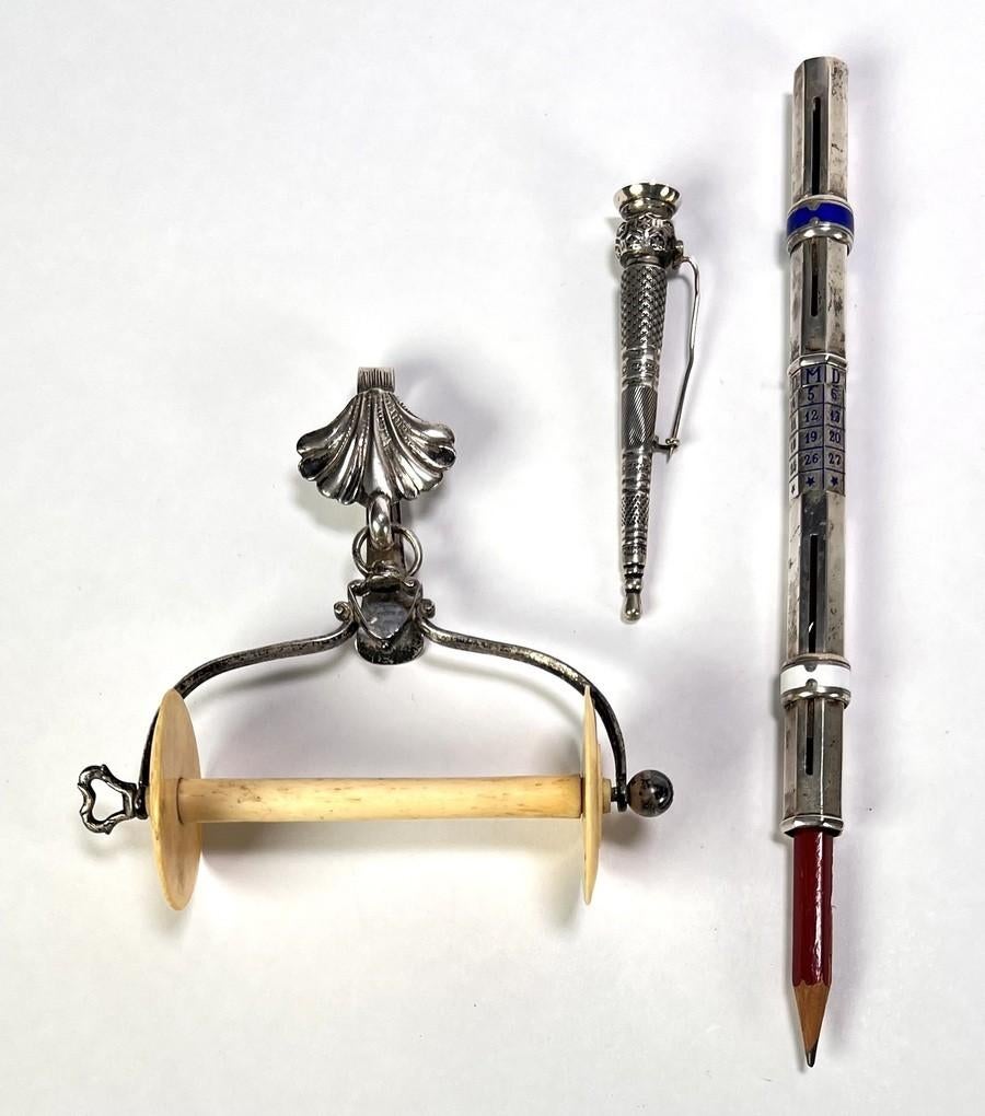 1352. Divers zilver en verzilverde voorwerpen, eind 19e eeuw, Antiek en Kunst, Ophalen of Verzenden, Zilver