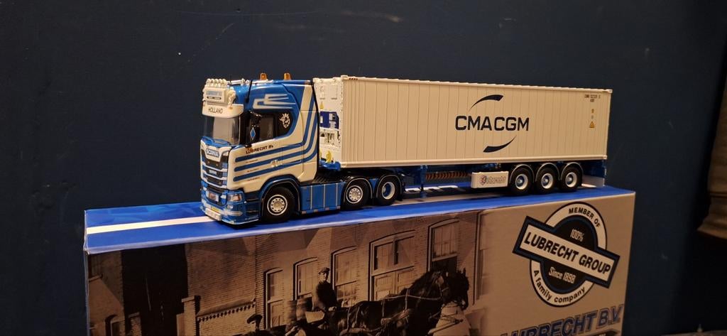 Tekno Hans Lubrecht, Hobby en Vrije tijd, Modelauto's | 1:50, Ophalen of Verzenden, Nieuw, Bus of Vrachtwagen, Tekno