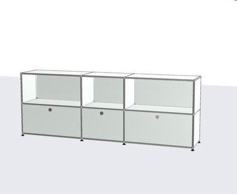 USM Haller Sideboard 3x2 in matt silver, Ophalen, Zo goed als nieuw