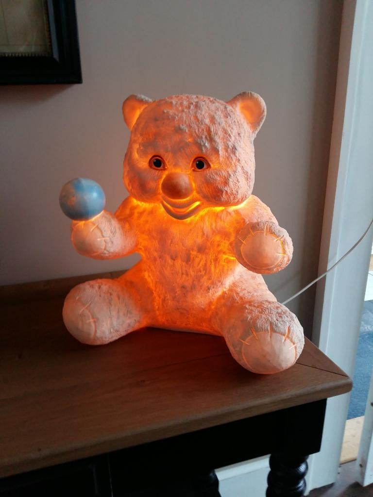 Zeldzame HEICO beerlamp West Germany prototype, Ophalen of Verzenden, Gebruikt, Kunststof, Minder dan 50 cm