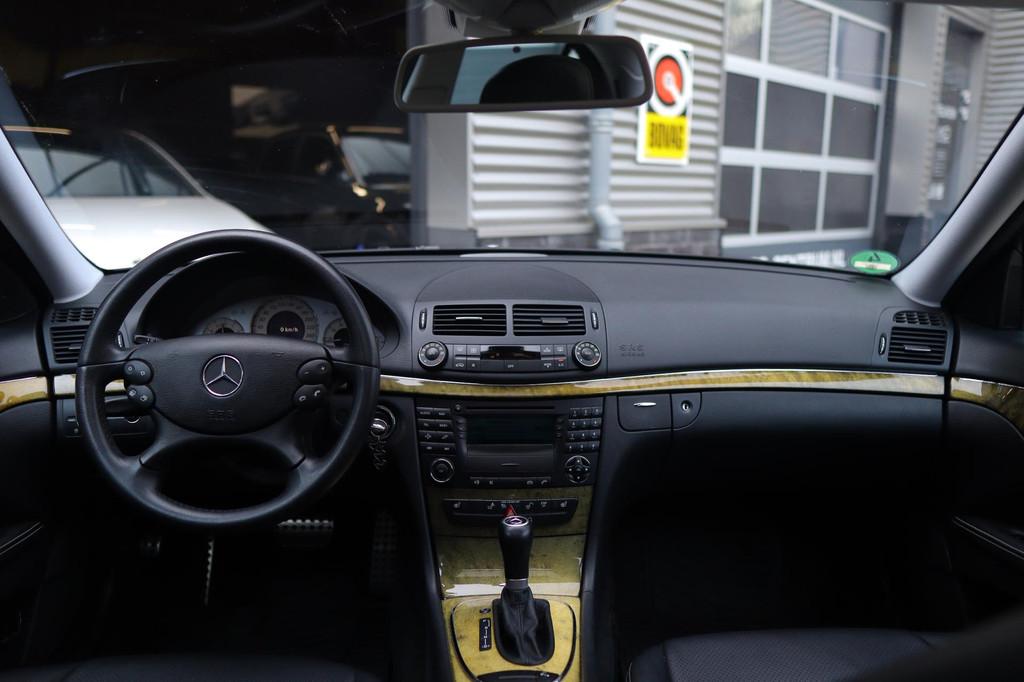 Mercedes-Benz E-klasse W211 E200 kompressor Mopf /Avantgarde, Automaat, Achterwielaandrijving, Gebruikt, Zwart
