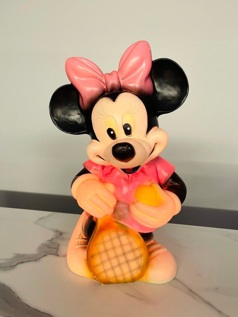 Disney vintage lamp minnie mouse, Verzamelen, Disney, Ophalen of Verzenden, Mickey Mouse, Zo goed als nieuw, Beeldje of Figuurtje