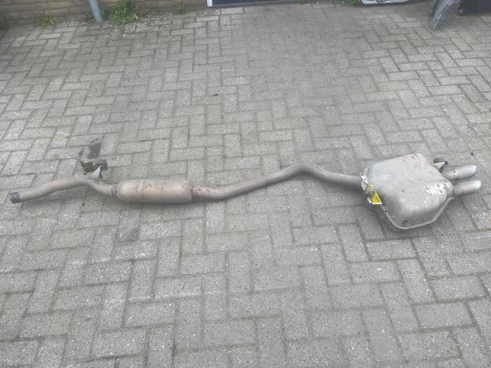 Uitlaat Midden + Einddemper van een Audi A4, Gebruikt, -, Verzenden, -