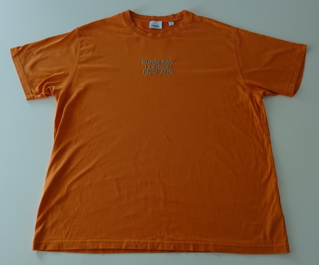 Burberry T-Shirt in het Oranje voor Dames maat L, Oranje, Zo goed als nieuw, Korte mouw, Ophalen