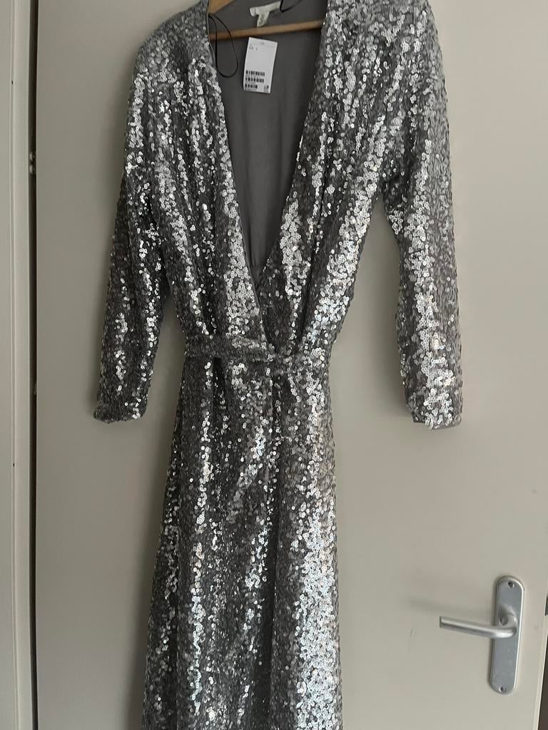 Glitter jurk nieuw, Kleding | Dames, Jurken, Zwart, Maat 46/48 (XL) of groter, Ophalen of Verzenden, Zo goed als nieuw