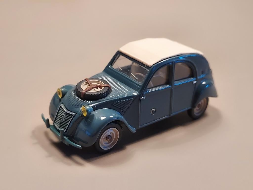 Citroën 2cv Sahara 4x4 1958  Vitesse 1:43 opgeknapt, Ophalen of Verzenden, Auto, Overige merken