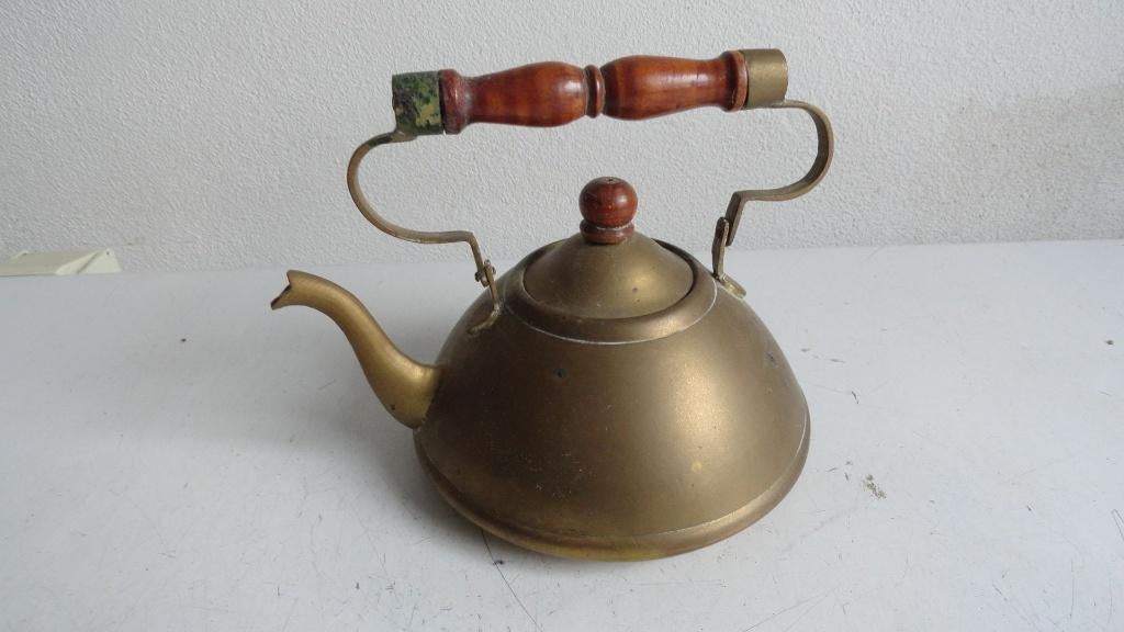 Kannetje, keteltje, koper, antiek, klein, Ophalen of Verzenden, Koper