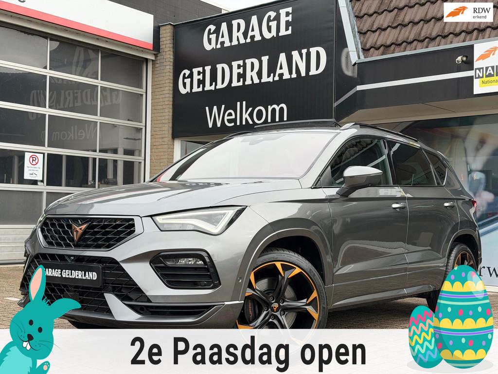 CUPRA Ateca 300PK | Pano | Acc | Virtual | Matrix | Leder/Al, Automaat, 15 km/l, Zwart, 4 cilinders