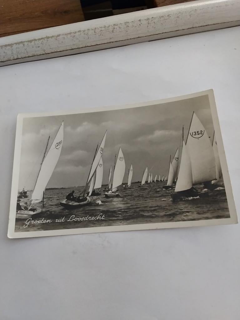 GROETEN UIT LOOSDRECHT  1950, Ophalen of Verzenden, 1940 tot 1960, Noord-Holland