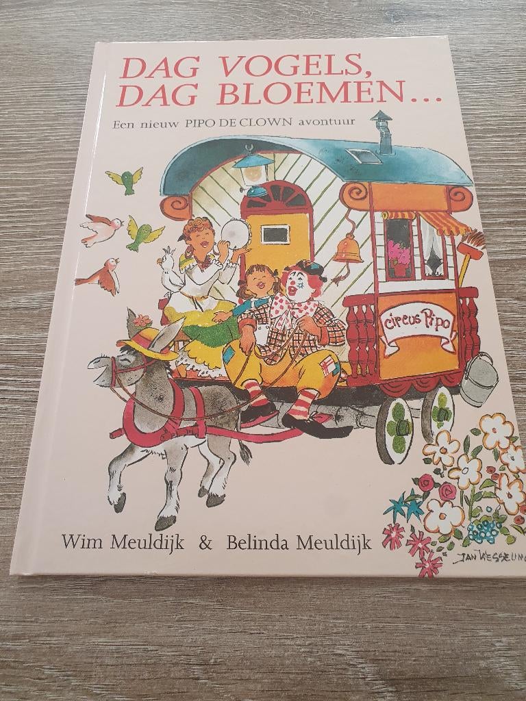 Kinderboek Pipo de Clown vintage, Boeken, Non-fictie, Ophalen of Verzenden, Zo goed als nieuw, Wim Meuldijk