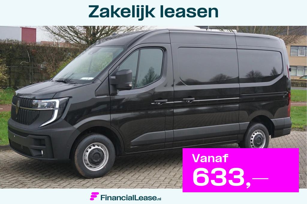 Renault Master T35 170PK L2H2 BPM VRIJ! 10" R-Link Navi, Cam, Auto's, Bestelauto's, Bedrijf, Lease, Financial lease, ABS, Alarm