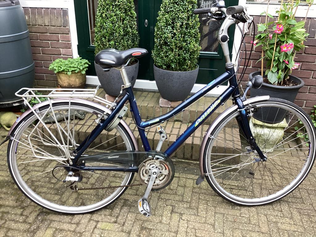 Damesfiets Gazelle, Fietsen en Brommers, Ophalen of Verzenden, Zo goed als nieuw, Minder dan 10 versnellingen, Gazelle