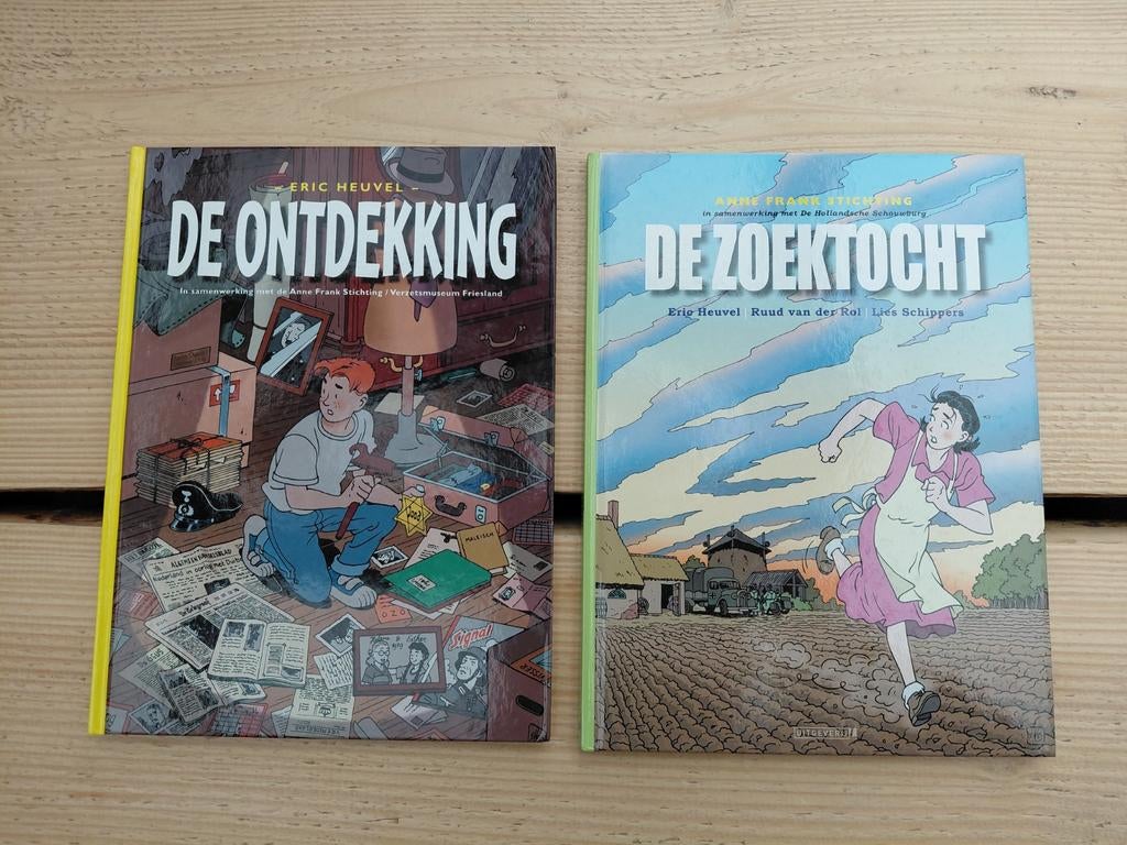 De Ontdekking & De Zoektocht - Eric Heuvel (2 stripboeken), Meerdere stripboeken, Ophalen of Verzenden, Zo goed als nieuw