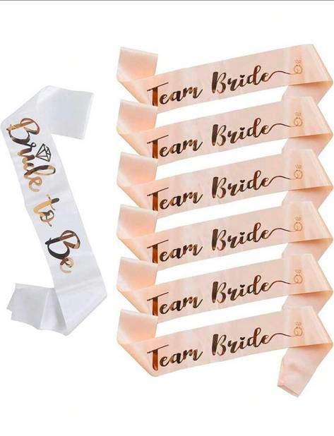 12-delige Vrijgezellenfeest Accessoires Set: Sjerpen, Ophalen of Verzenden, Nieuw, Feestartikel, Geboorte of Huwelijk