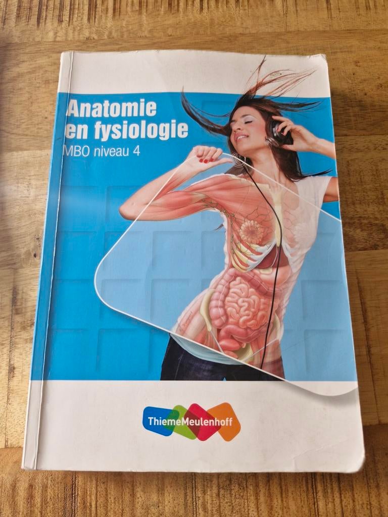 Anatomie en fysiologie MBO niveau 4 ThiemeMeulenhoff, Boeken, Studieboeken en Cursussen, Gelezen, Hans van Straaten-Huygen, Ludo Grégoire, Rogier Trompert