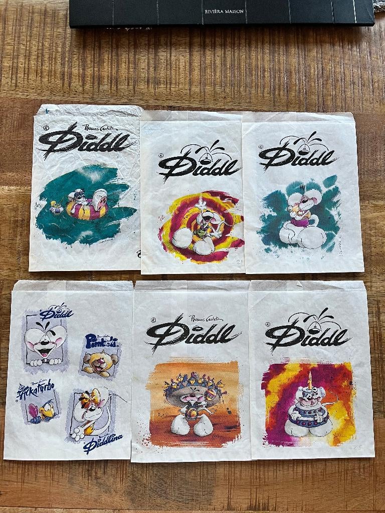 diddl a5 zakjes 21x, Verzamelen, Diddl, Ophalen of Verzenden, Diddl, Zo goed als nieuw, Papier, Kaart of Schrift