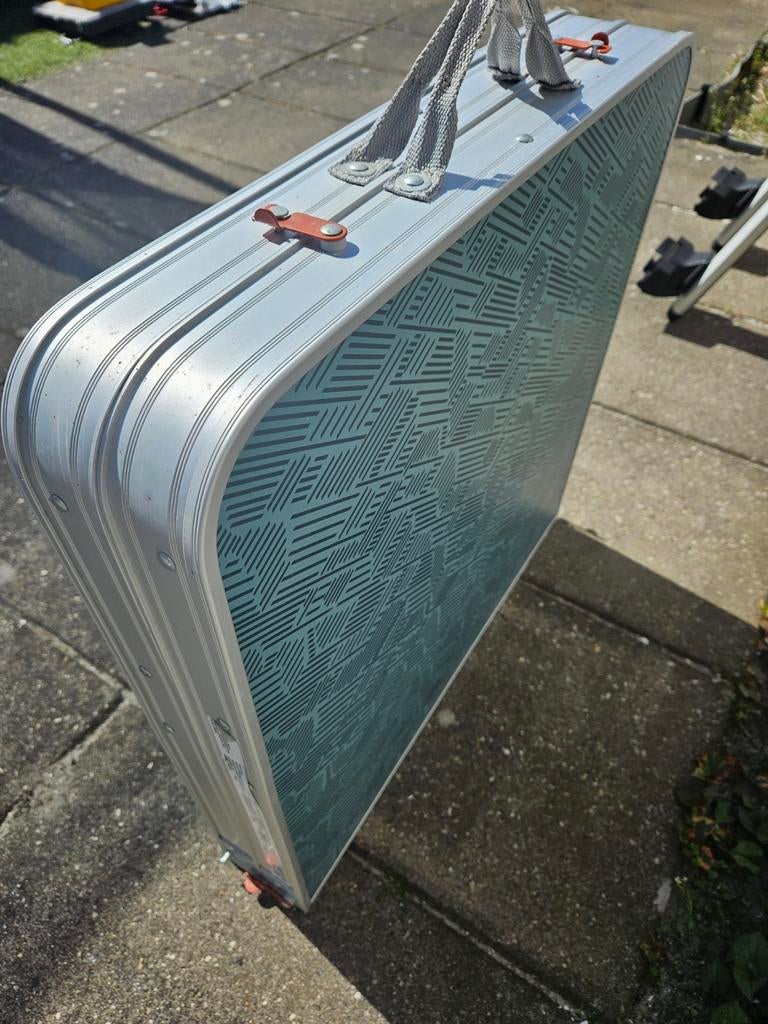 Decathlon Klaptafel BP299 met 4 stoelen - Compact en Handig, Ophalen, Gebruikt, Campingtafel