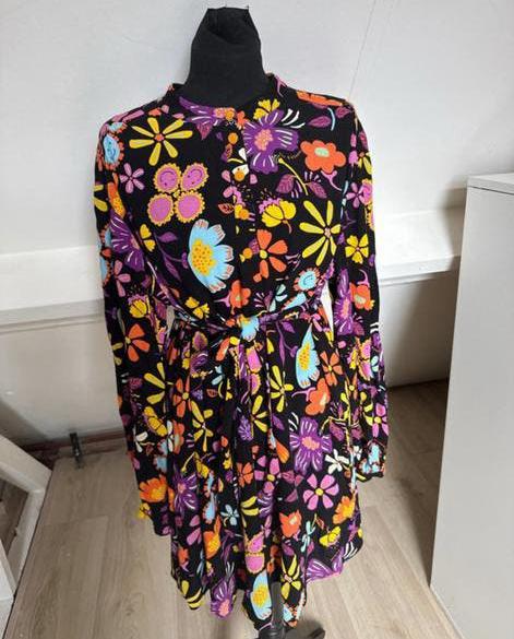 Harper yve hippie jurk 36, Zwart, Ophalen of Verzenden, Zo goed als nieuw, Maat 36 (S)