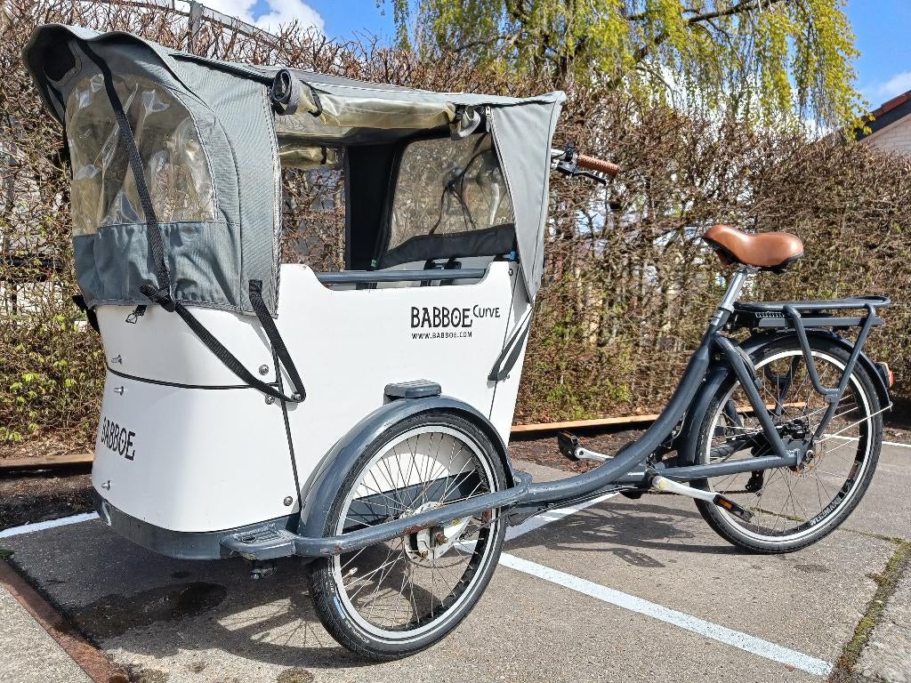 Complete en gekeurde Babboe Curve-E, 4 kinderen of meer, Gebruikt, Huif, Ophalen