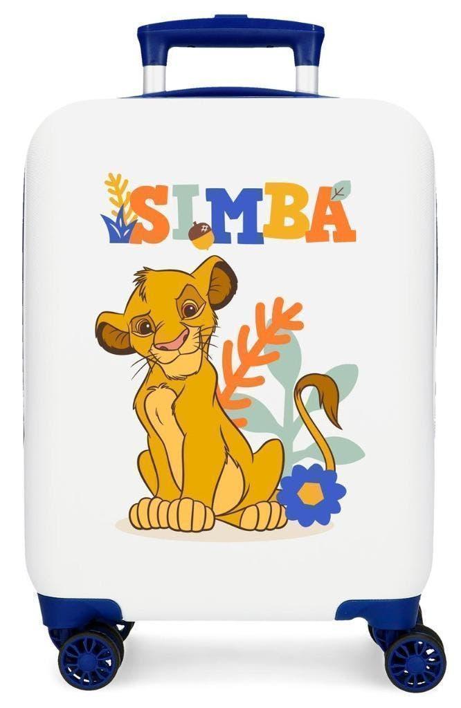 ABS Lion King Simba Trolley Koffer - Disney - Gratis verzend, Wieltjes, 50 tot 60 cm, Hard kunststof, Nieuw