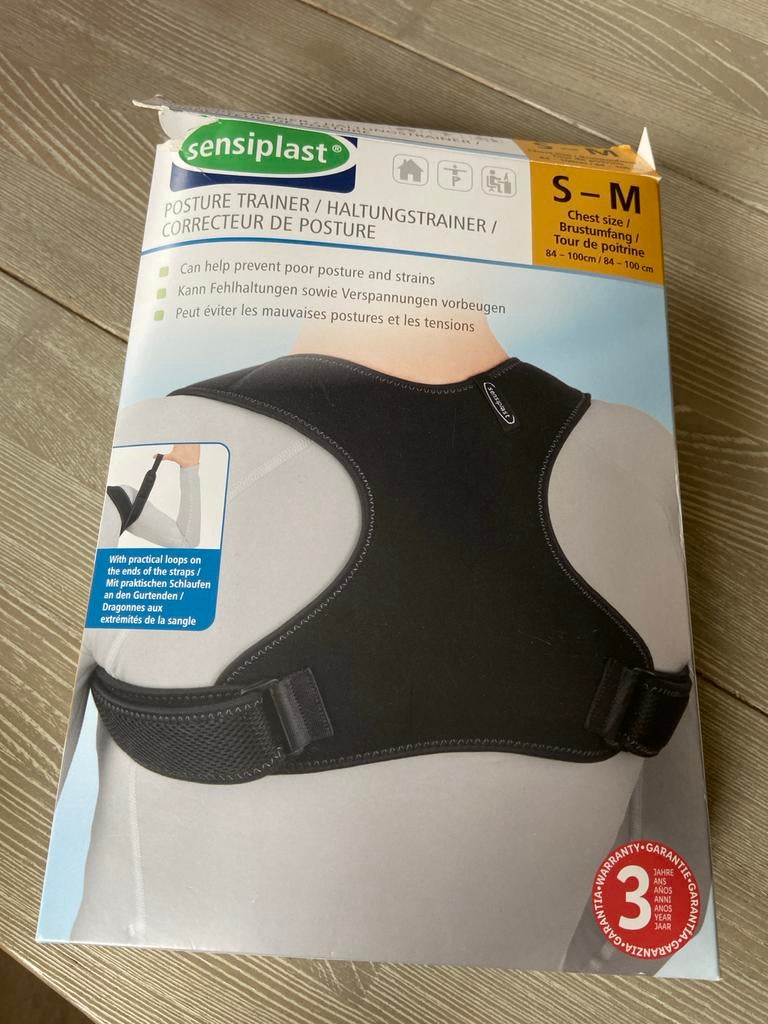 Sensiplast Postuur Trainer / Houdingstrainer S-M, Sport en Fitness, Ophalen of Verzenden, Nieuw, Overige typen