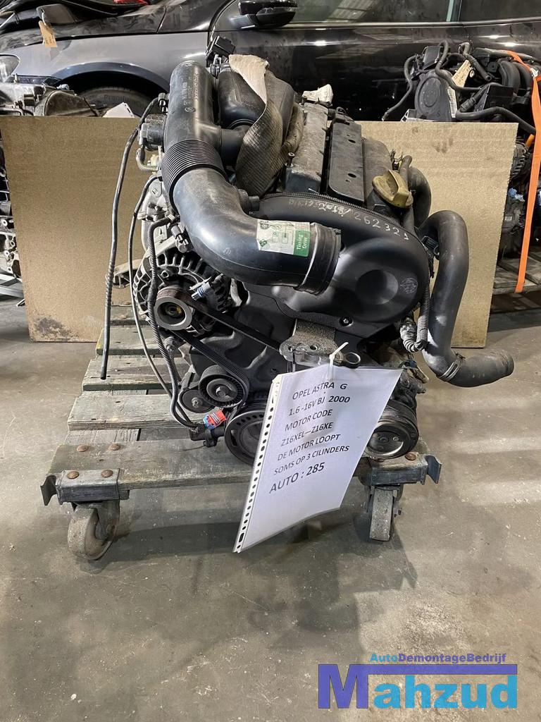 OPEL ASTRA G 1.6 16V X16XEL Motorblok motor Versnellingsbak, Gebruikt, Opel Automobile GmbH, Ophalen of Verzenden, Kontakt@opel-infoservice.de