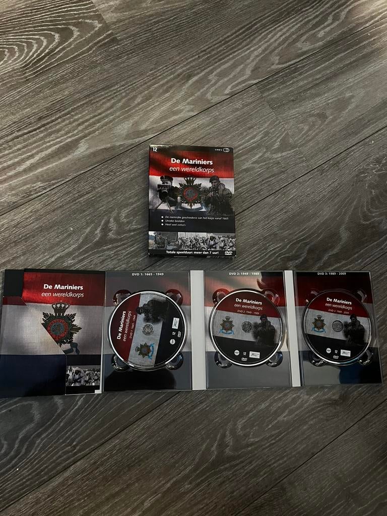 De Mariniers een wereldkorps 3 Dvd’s, Ophalen of Verzenden, Zo goed als nieuw