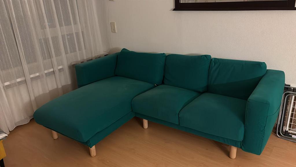 Bank ikea, Ophalen, Gebruikt, 75 tot 100 cm, Stof