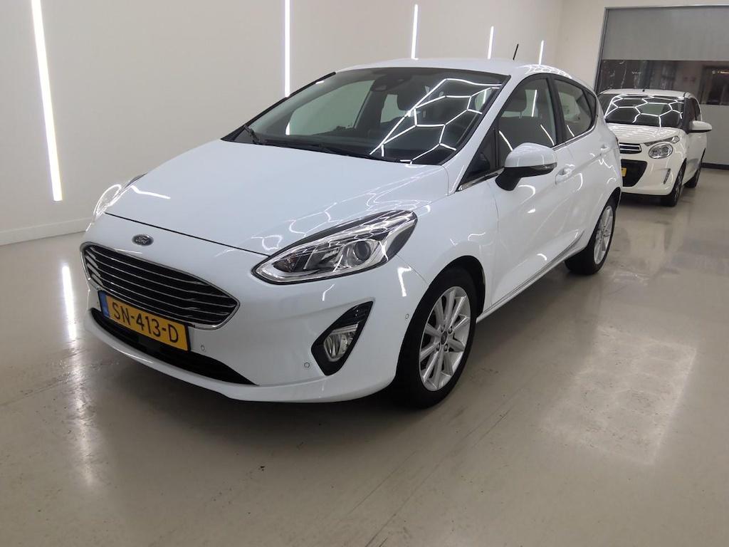 Ford Fiesta 1.0 ECOBOOST TITANIUM 5-DRS. + ECC/APPLE CARPLAY, Gebruikt, Euro 6, 580 kg, Origineel Nederlands