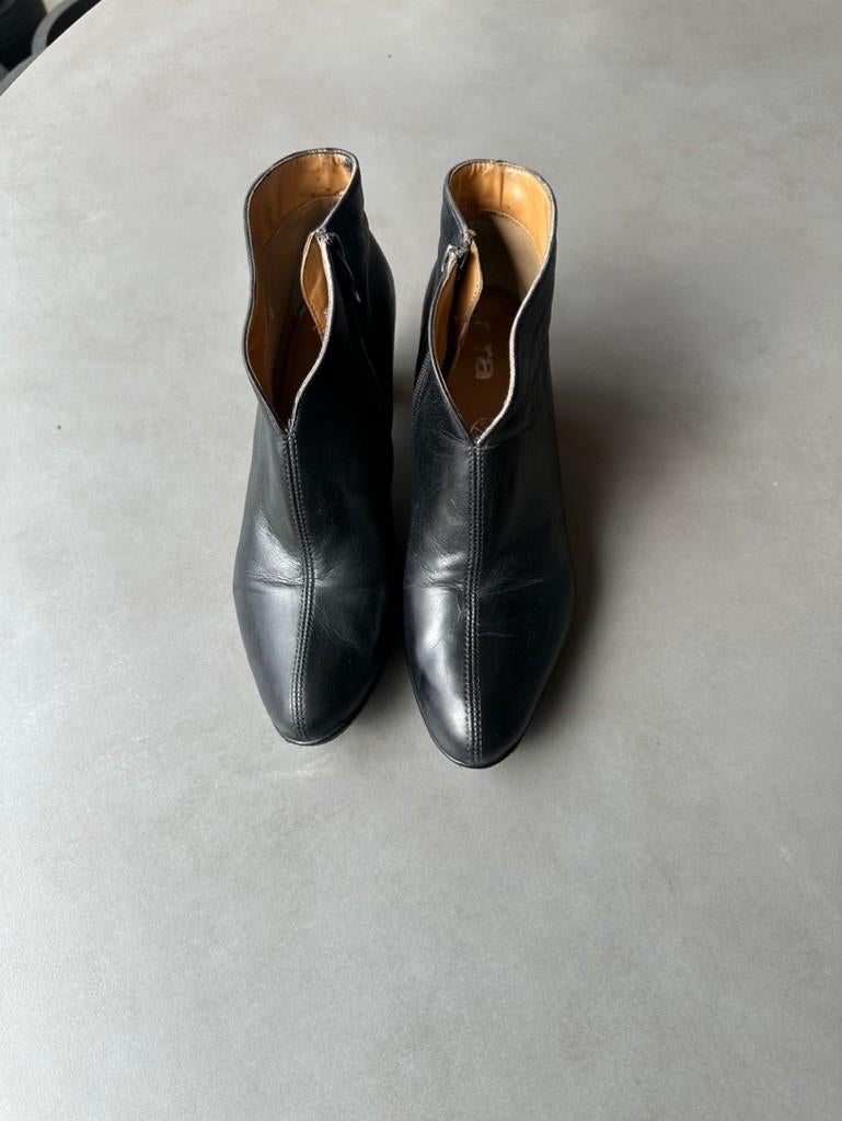 Ara zwarte leren lage laarsjes, maat 39, Verzenden, Zwart, Lage of Enkellaarzen, Zo goed als nieuw