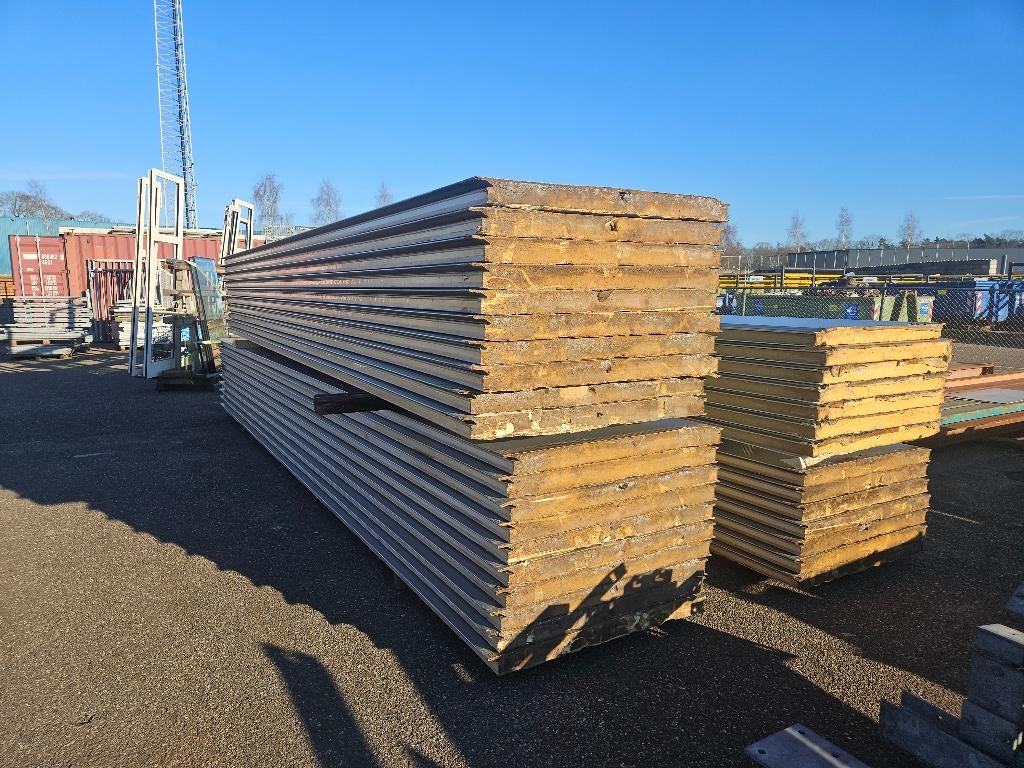 Partij sandwich panelen wand panelen ( 248 ), Ophalen, Gebruikt, Nvt, Nvt