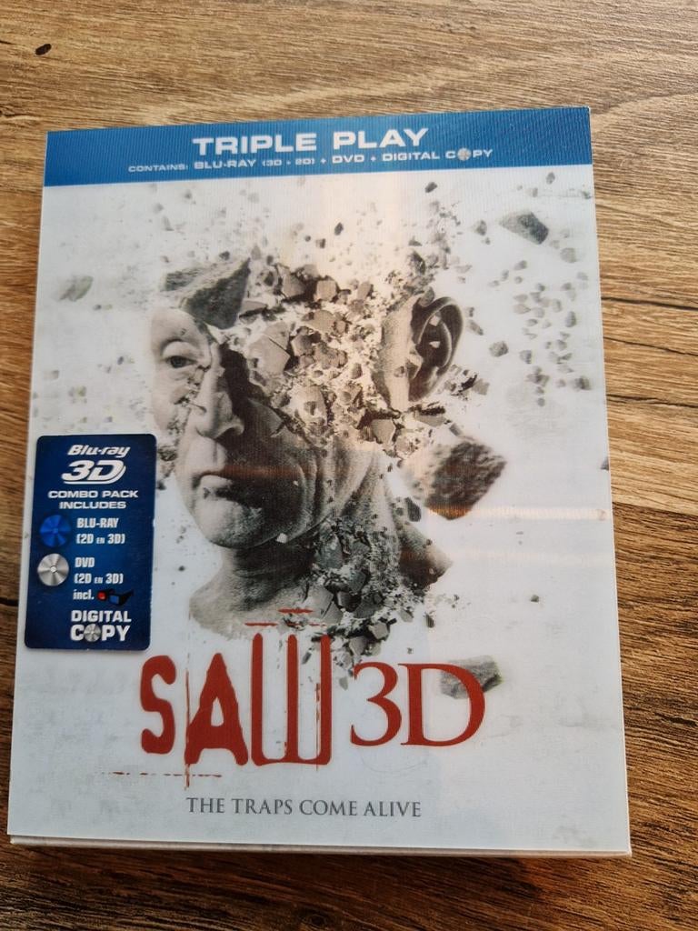 Saw 3D - Triple Play Blu-ray, Ophalen of Verzenden, Zo goed als nieuw, Horror