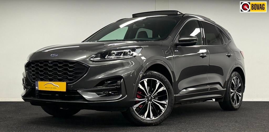 Ford Kuga 2.5 PHEV ST-Line X*224PK*Trekhaak*Panodak*B&O*Navi, Gebruikt, Zwart, 4 cilinders, Plug-in hybride