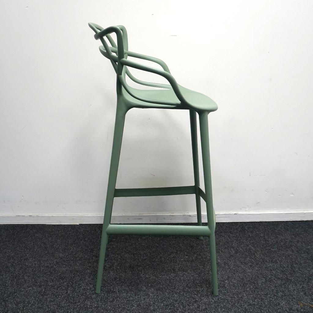 Kartell Masters Design Barkruk | Zacht Groen |Zithoogte 75cm, Kunststof, -, -, 60 tot 90 cm