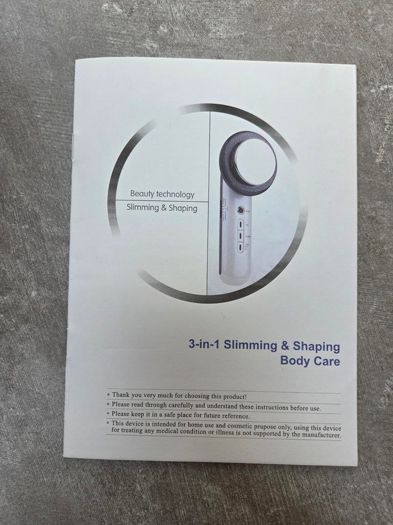 3-in-1 Afslank- & Vormgevingsapparaat, Ophalen of Verzenden, Zo goed als nieuw, Apparaat